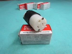 Pass&Seymour PS5369-X Str Bld Connector 20A 125V 2P 3W Grdg NEMA 5-20"Lot of 5" - Picture 1 of 4