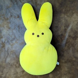 Just Born Yellow Peeps Bunny Rabbit Large 17” Plush 2020 Easter Spring - Picture 1 of 6