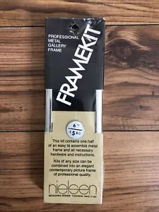 Nielsen FrameKIT “6” Silver Professional Metal Gallery Frame NEW OLD STOCk - Picture 1 of 3