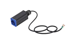 1 ft. Accesorio de iluminación de escenario 16 AWG PowerCon azul alimentación compatible con extremo desnudo - Imagen 1 de 1
