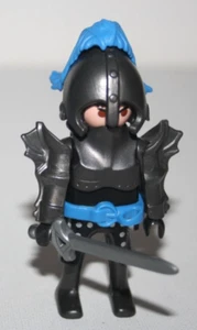 PLAYMOBIL 6840 PERSONNAGE FIGURES SERIE 10 GARCONS / CHEVALIER NOIR - Foto 1 di 1