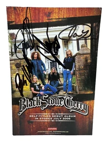 Black Stone Cherry handsignierte handsignierte Promokarte - Bild 1 von 5