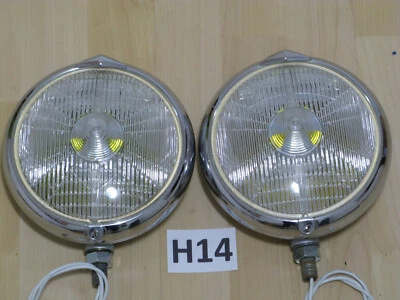 Marchal 660 760 Fog Driving Lights-Yellow Bulbs- Carello Hella Cibie - Image 1 of 4