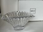 Crystal Mikasa Excelsior Flair Oval Fluted Candy Dish Bowl Slovenia 9 Vintage