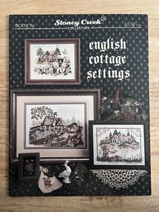 English Cottage Settings Book 96 Stoney Creek Collection Cross Stitch 1992 - Picture 1 of 4