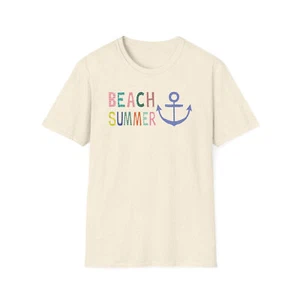 Beach Summer Soft Comfort Style T-Shirt, Color Options, Gift Tee - Unisex - Picture 1 of 27