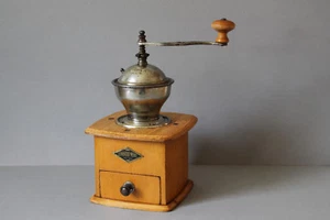 sehr seltene antike Kaffeemühle Leinbrock Werke Leinbrock`s D.R.G.M. um 1920 - Bild 1 von 5