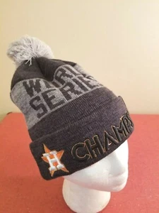 Houston Astros MLB New Era Classic Black World Series Champions Winter Hat - Picture 1 of 3