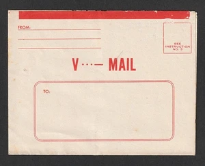 CARTA/SOBRE POSTAL MILITAR VINTAGE DE LA SEGUNDA GUERRA MUNDIAL ESTADOS UNIDOS V CORREO - Imagen 1 de 2