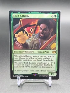 MTG Sazh Katzroy 0199 Final Fantasy Regular Rare Legendary Creature - Picture 1 of 2