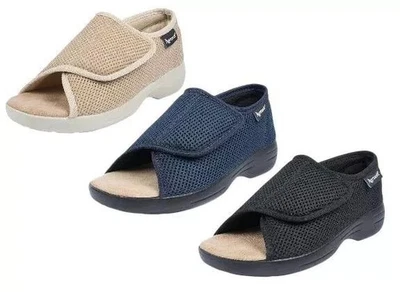 Aerosoft Reha Sandalen Sandaletten Hausschuhe Stretch 14 für Damen und Herren