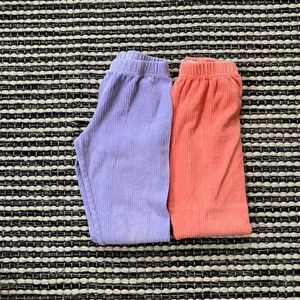 Hanna Andersson Girls Kids 2P Clothing Lot Bundle Corduroy Pants Leggings 8 - Picture 1 of 8