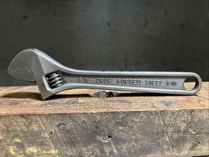 Vintage Best Standard Make 8" verstellbarer Schraubenschlüssel für Mechaniker Made in Austria - Bild 1 von 13
