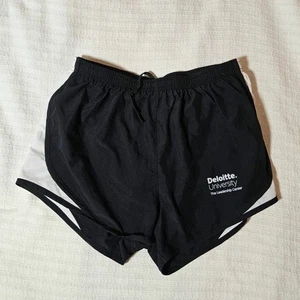 NUOVO Deloitte University Nero Sport-Tek 3,25" Pantaloncini Cadence, Donna Medium - Foto 1 di 9