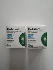 Habitrol 2mg Mint Lot Of 2 Boxes 135 Count ,2MG Mint Flavor. - Picture 1 of 10