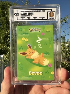Sleepy Eevee CG Pristine 10 Card Database CGC PSA Pokemon Spanish 2024 - Picture 1 of 2