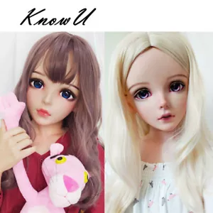 Kigurumi Resin Animated Mask Female Crossdresser Head Shell Transgende Cosplay - Picture 1 of 15