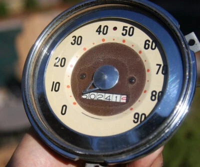 39 1939 40 1940 Studebaker Champion Vintage 90 MPH Speedometer - Image 1 of 4