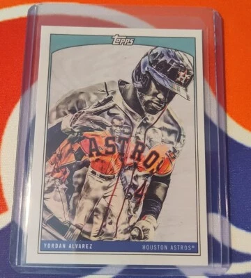 2022 Topps X Lauren Taylor YORDAN ALVAREZ Card 39 Astros - Image 1 of 2