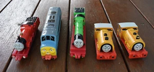 Lot x 5 Vintage ERTL Thomas & Friends D199 Diesel, Bill & Ben, Diecast Metal - Picture 1 of 2