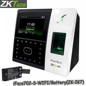 ZKTeco Face Fingerprint Attendance, WIFI Battery Time Clock Access Control Punch - Picture 1 of 9