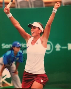 Foto 8x10 de tenis firmada por Chanelle Scheepers - Imagen 1 de 2