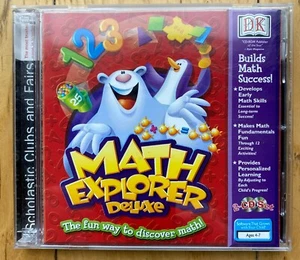 Math Explorer Deluxe by DK 2001 2 CD-ROM PC Learning Game - Picture 1 of 9