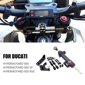 Kit estabilizador de soporte amortiguador de dirección para Ducati Hypermotard 950 SP/RVE 2019- - Imagen 1 de 14
