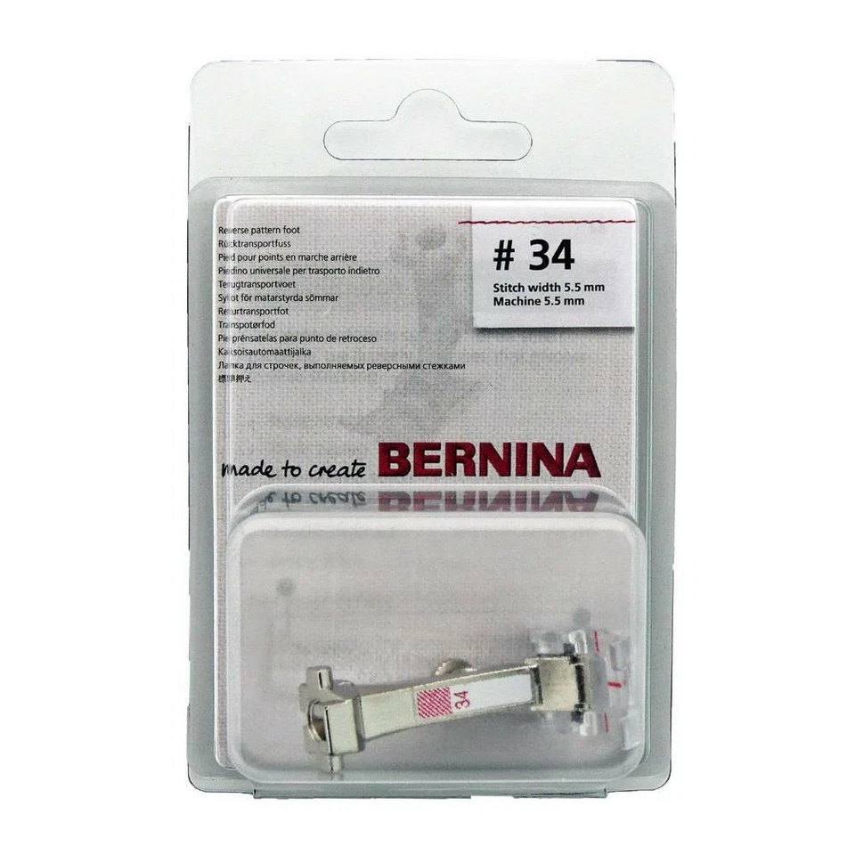 Bernina Clear Zig-Zag Foot #0307707000 (#34N) Genuine New Style Sewing Machine - Image 1 of 3