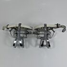Mikashima Japan New Quill Bicycle Pedals With Paturaud France Cages And Straps