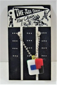 Vintage Lucky Dice Keychain Puzzle On Display Card Old Store Stock - Picture 1 of 2