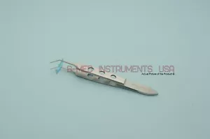 OR Grade Haberle McPherson Linsenhaltezange abgewinkelt ophthalmologische Instrumente - Bild 1 von 3