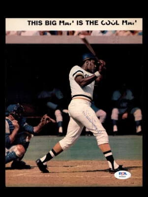 Willie Stargell PSA DNA Signed  8x10 Vintage Photo Autograph Pirates - Image 1 of 2