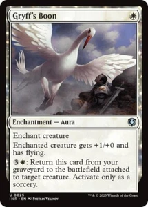 MTG (x4) Gryff's Boon (x4) Playset (Innistrad Remastered U#025) NM/LP - Picture 1 of 1
