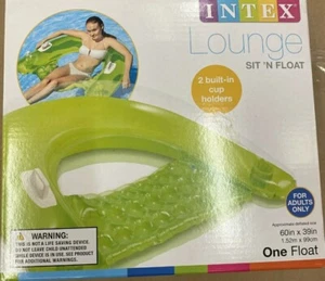 Intex Sit 'N Float 60x39in. Inflatable Lounge - Picture 1 of 4