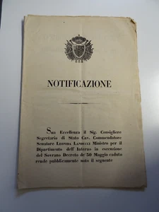 Leopoldo II granduca di Toscana militaria regolamento gendarmeria Imperiale - Imagen 1 de 3