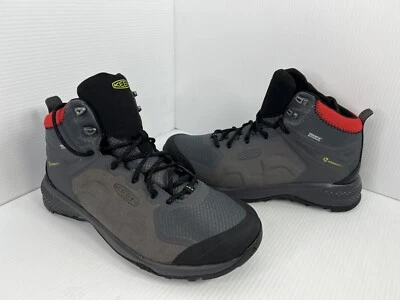 Keen Men's Men's Explore Waterproof Hiking Magnet/Fiery Red Boots SZ 11 - Image 1 of 4