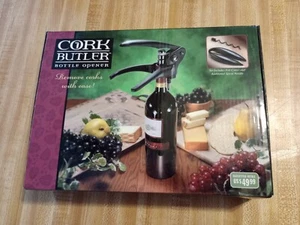 CORK BUTLER Wine Bottle Opener + Foil Cutter & Additional Spiral Needle - Picture 1 of 3