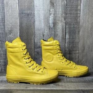 Mujeres Converse CTAS Raro Amarillo Goma Alto Botas de Combate Tenis Talla 5 M - Imagen 1 de 8