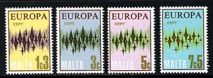 MALTA QE II 1972 Complete Europa Set SG 478 to SG 481 MINT - Picture 1 of 2
