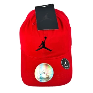Nike Jordan Club Cap Jumpman Snapback Hat Red Jumpman Youth Boy’s 8- 20 - Picture 1 of 6