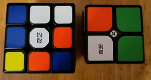 Cubo Puzzle Twist 2x2 + un juguete mágico QIYI de 3x3 velocidad ultra suave - Imagen 1 de 3