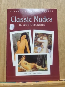 Nudi Classici 16 Adesivi Artistici Dover Fine Art Stickers - Foto 1 di 5