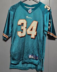 Miami Dolphins Ricky Williams #34 Reebok NFL Equipment Jersey Youth Large
