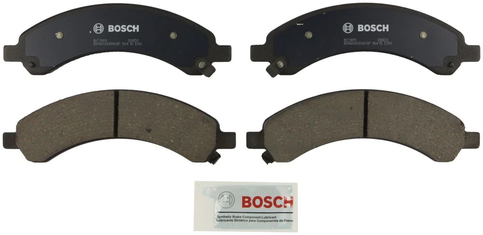 Pastillas de freno traseras de cerámica QuietCast Bosch 2003-2008 Chevrolet Express 3500 Foto 1 de 4