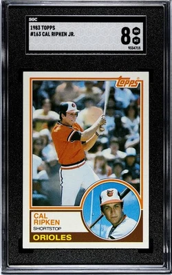 1983 Topps #163 Cal Ripken Jr. SGC 8 HOF - Imagem 1 de 2