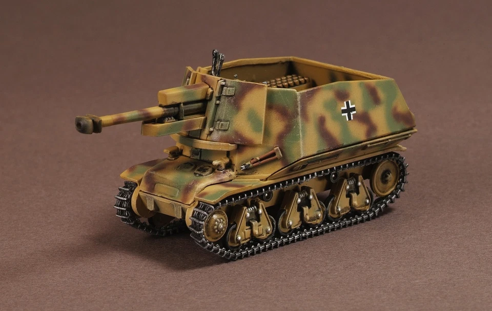 War Master TK0028 10,5 cm leFH 18 en 39H, 21 PzDiv, Normandía 1944 en caja Diecast Foto 1 de 1