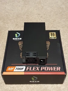 Moduler 1U Flex PSU 700W 80+ Gold Zasilacz *Czarny zasilacz, białe kable* - Zdjęcie 1 z 4
