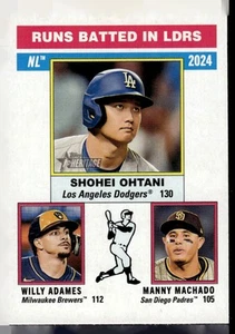 2025 Heritage NL RBI LDRS Manny Machado Willy Adames Shohei Ohtani - Picture 1 of 2