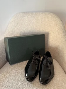 Edward Green Iford Lackleder Smoking Schwarz Schuhe UK 7,5 EU 41,5 UVP 1.150£ - Bild 1 von 8